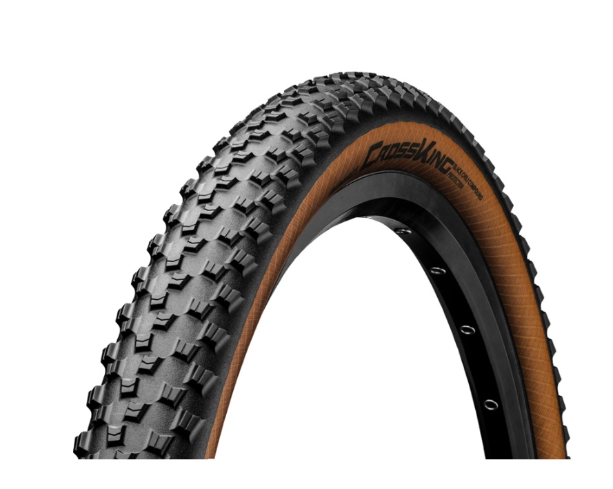 CONTINENTAL CROSS KING PROTECTION (コンチネンタル クロス キング プロテクション) Black/Transparent skinチューブレス/レディ MTB タイヤ