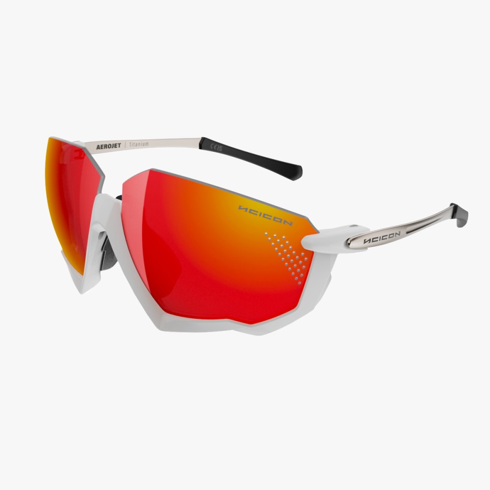 SCICON SPORTS AEROJET TITANIUM  (シーコン スポーツ エアロジェット チタニウム ) FRAME:Metal White サングラス