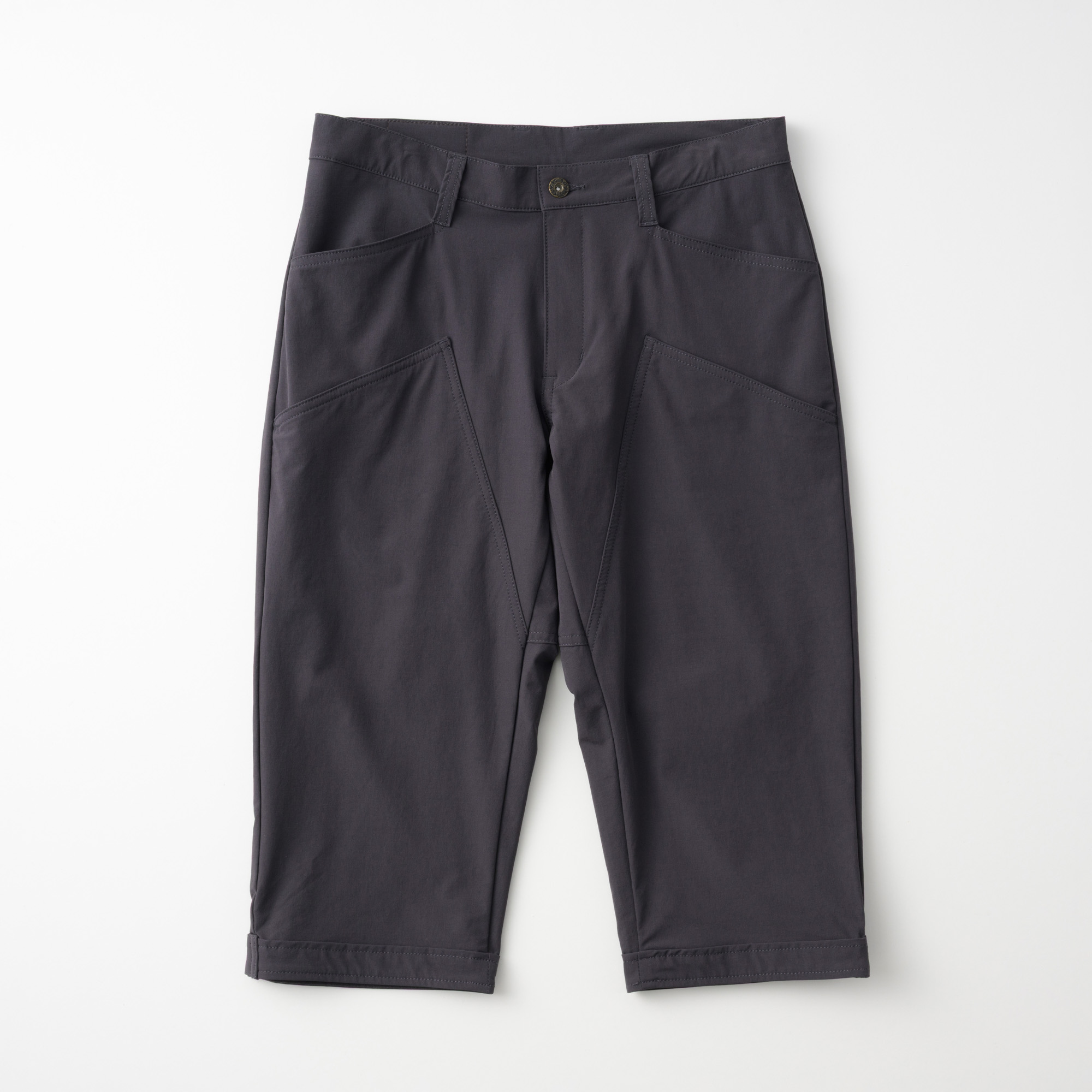 KAPELMUUR ( カペルミュール ）裾ベルト付クロップドパンツ2 膝上ポケット