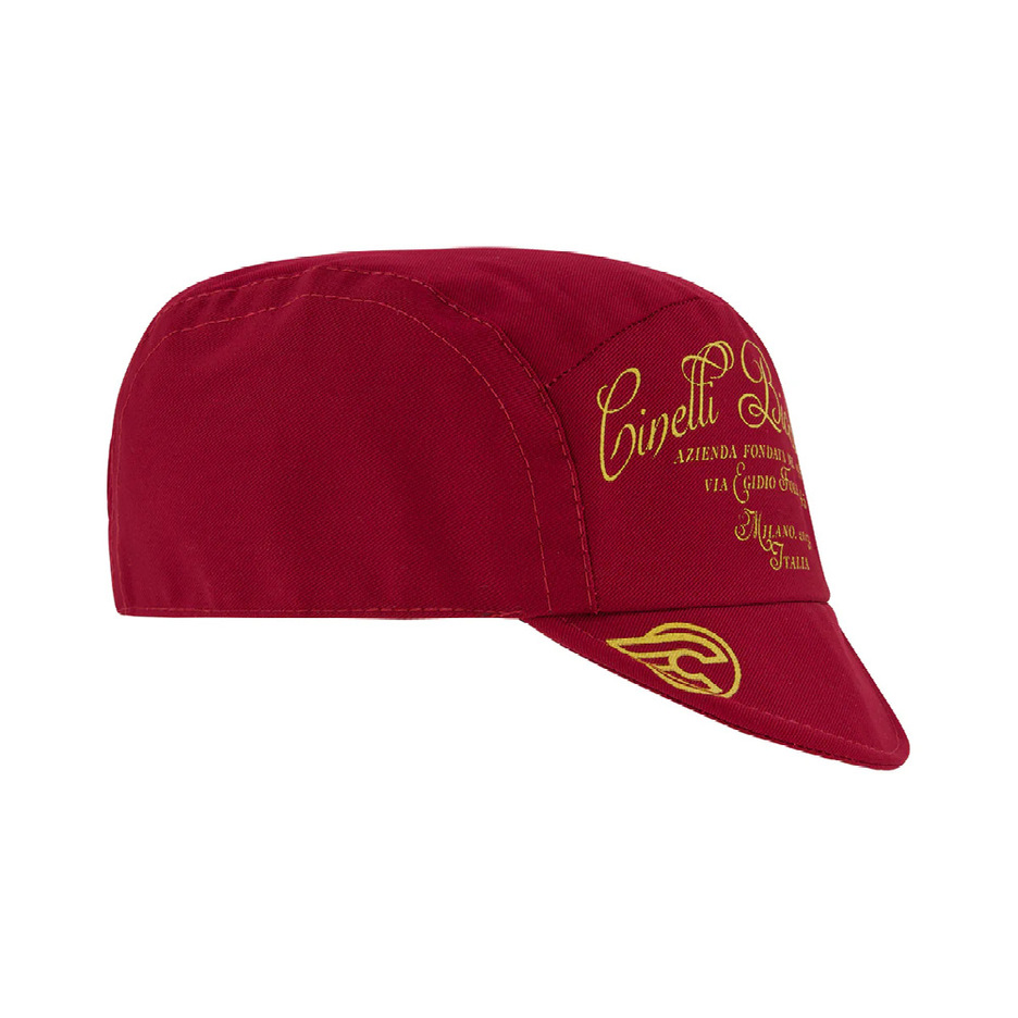 CINELLI (チネリ) EXPLORER CAP VIA FOLLI BURGUNDY キャップ