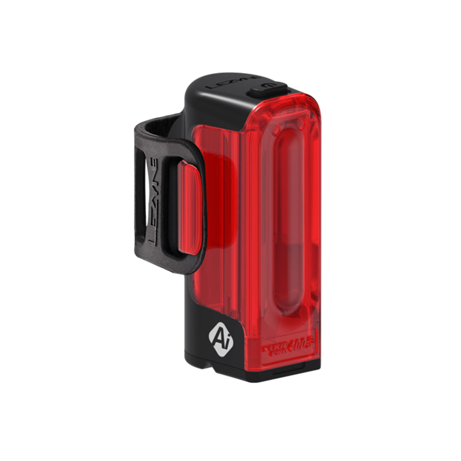 LEZYNE STRIP PRO Ai ALERT 400+ REAR BLACK (レザイン ストリップ プロ ai アラート リア) ライト