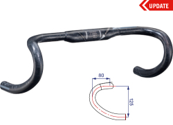 FSA K-FORCE HB carbon gray compact (エフエスエー ケーフォース ハンドルバー カーボン グレー コンパクト) ハンドル