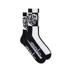 CINELLI (チネリ) SOCKS CREST BLACK N WH PASTORI (クレスト ブラック ホワイト パストリ ) ソックス
