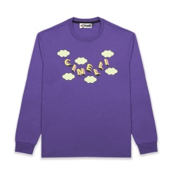CINELLI (チネリ) チネリTシャツ L/S ガブリエル プラネッツ パープル