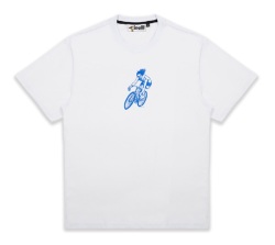 CINELLI (チネリ) チネリTシャツ ジェリーウェドサイクリスト サーファー WHT