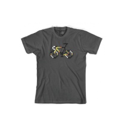 CINELLI (チネリ) チネリTシャツ PIXEL BIKE VIGO GREY XLサイズ