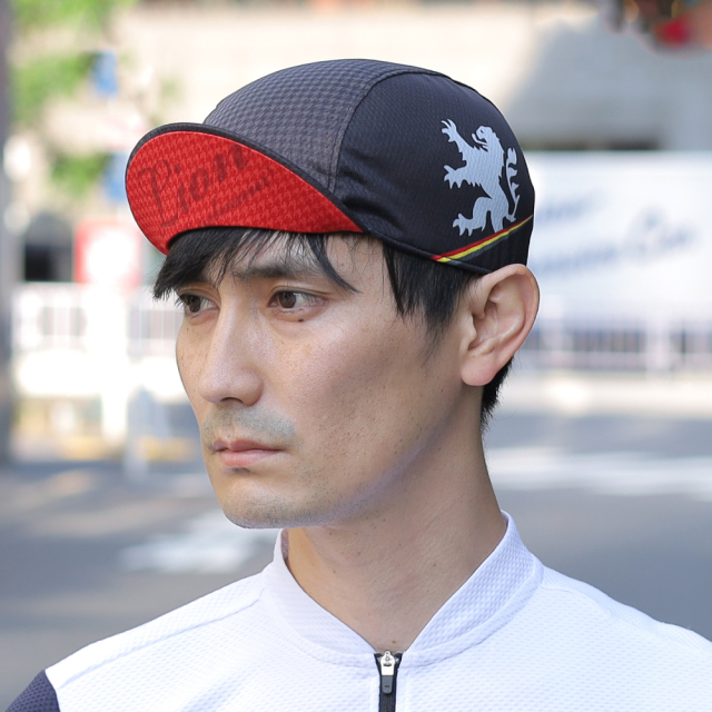 Lion de KAPELMUUR サイクルキャップ 千鳥グラデーション (リオン ド