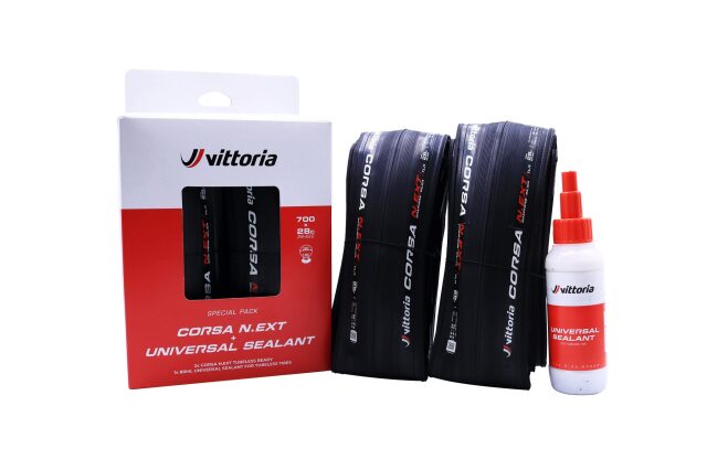未使用 2本 ヴィットリア コルサネクスト CORSA VITTORIA TLR Vittoria CORSA N.EXT TLR Twin Pack (ヴィットリア コルサ ネクスト