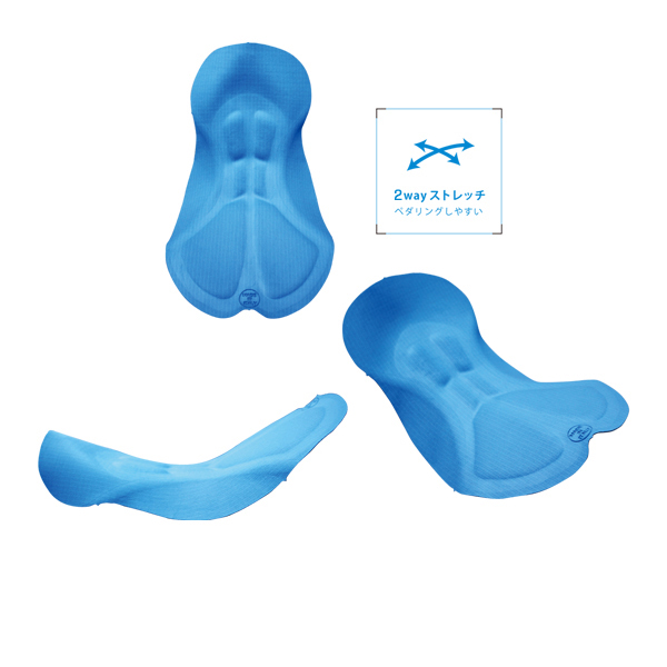 新品リオンドカペルミュール　サイクル　ストレッチパンツ　プルミエパッド　メンズM Lion de KAPELMUUR (リオン ド カペルミュール）サイクルカプリパンツ