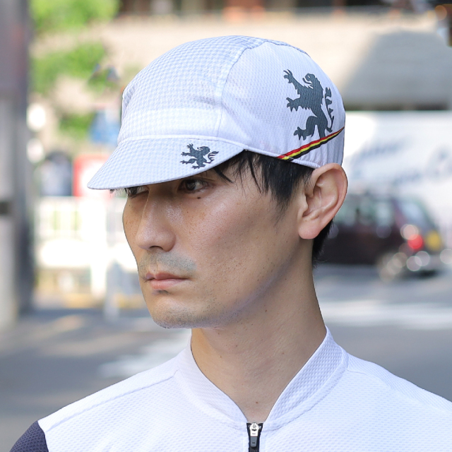 Lion de KAPELMUUR サイクルキャップ 千鳥グラデーション (リオン ド