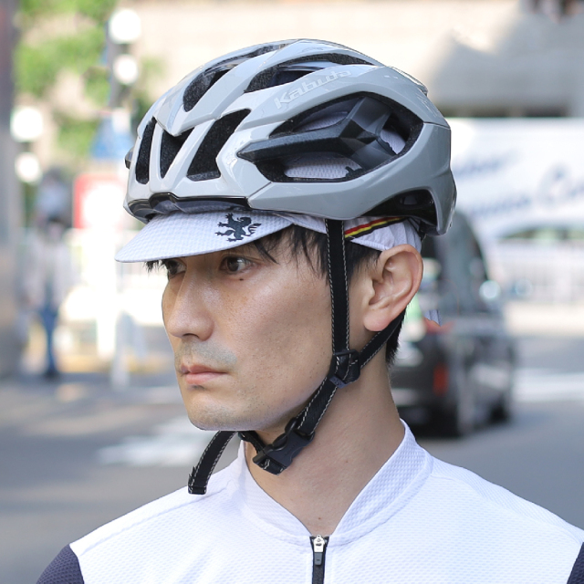 Lion de KAPELMUUR サイクルキャップ 千鳥グラデーション