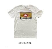 CINELLI (チネリ) チネリTシャツ COLUMBUS TAG OFF WHITE (コロンブス タグ オフ ホワイト)