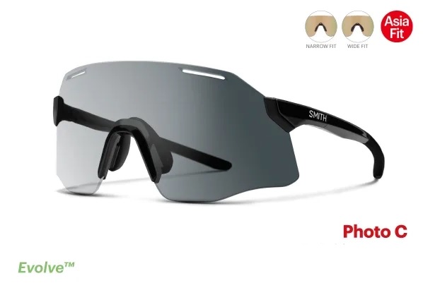 SMITH Pivlock Vert (スミス Pivlock Vert ）Photochromic Asia Fit サングラス