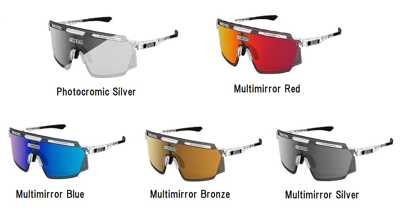 SCICON SPORTS AEROWATT (シーコン スポーツ エアロワット ) FRAME:Crystal Gloss サングラス