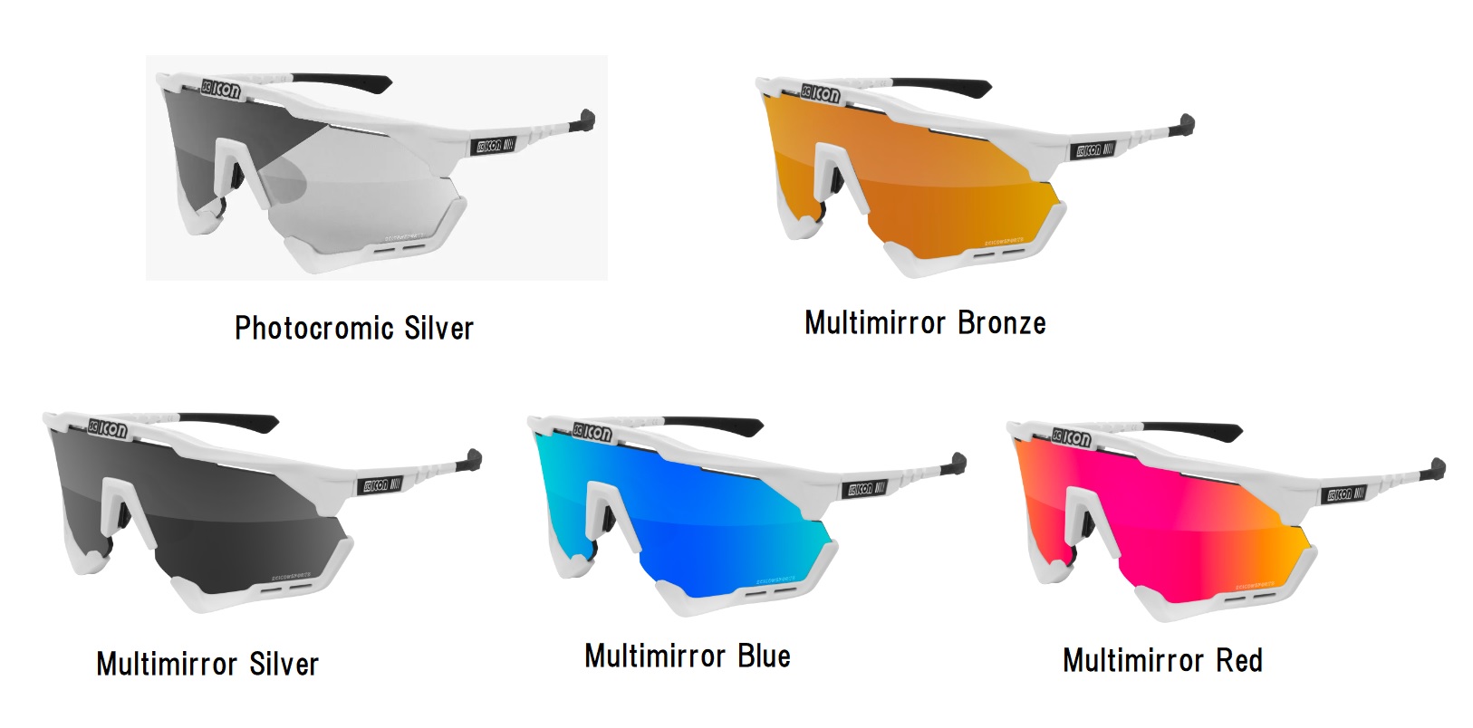 SCICON SPORTS AEROSHADE  (シーコン スポーツ エアロシェード ) FRAME:WHITE GLOSS サングラス