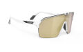 RUDYproject(ルディプロジェクト) spinshield air スピンシールドエア ホワイトマットフレーム マルチレーザーゴールドレンズ（SP845758)