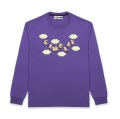 CINELLI (チネリ) チネリTシャツ L/S ガブリエル プラネッツ パープル
