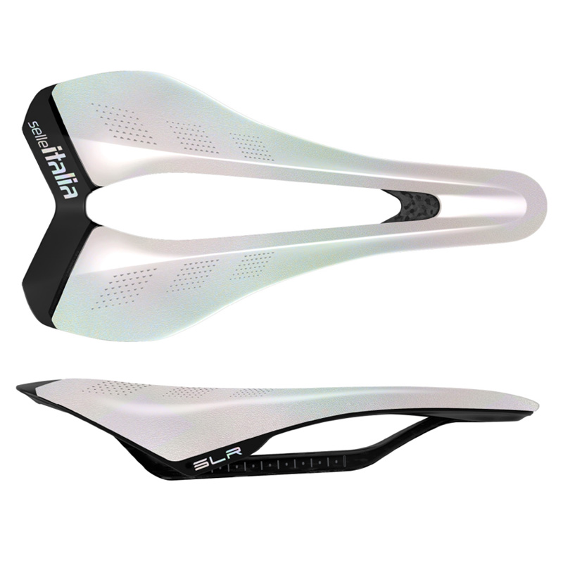 selle ITALIA SLR CARBON  (セラ イタリア SLR カーボン ) OPAL WHITE サドル