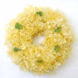 玄関に飾る　インテリアフラワー　スタイリング　レモンシフォン
