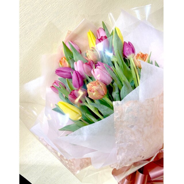 フラワーギフトなら【花育通販】生花・切花 「チューリップの花束