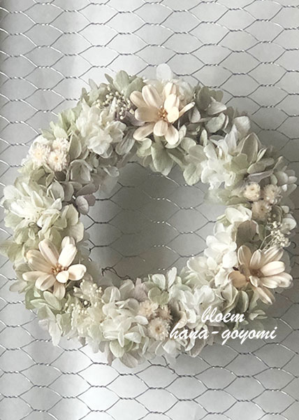 商品名【綾】みーこ♥アンティークジニアの花束風リース✳ 秋冬フラワーリース 商品名【綾】みーこ様専用♥アンティークジニアの花束風リース