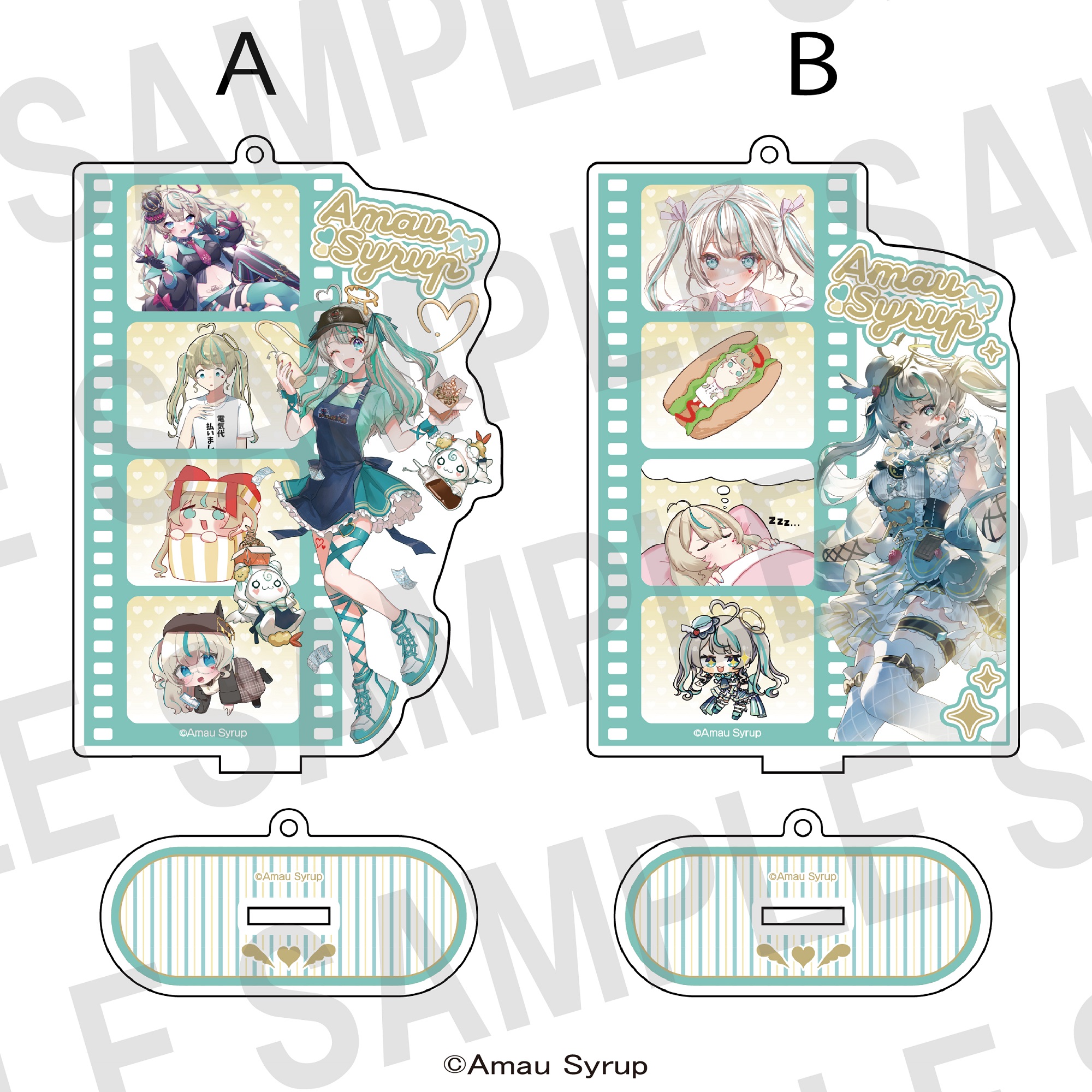 天羽しろっぷ×ばくだん焼本舗　メモリースタンド