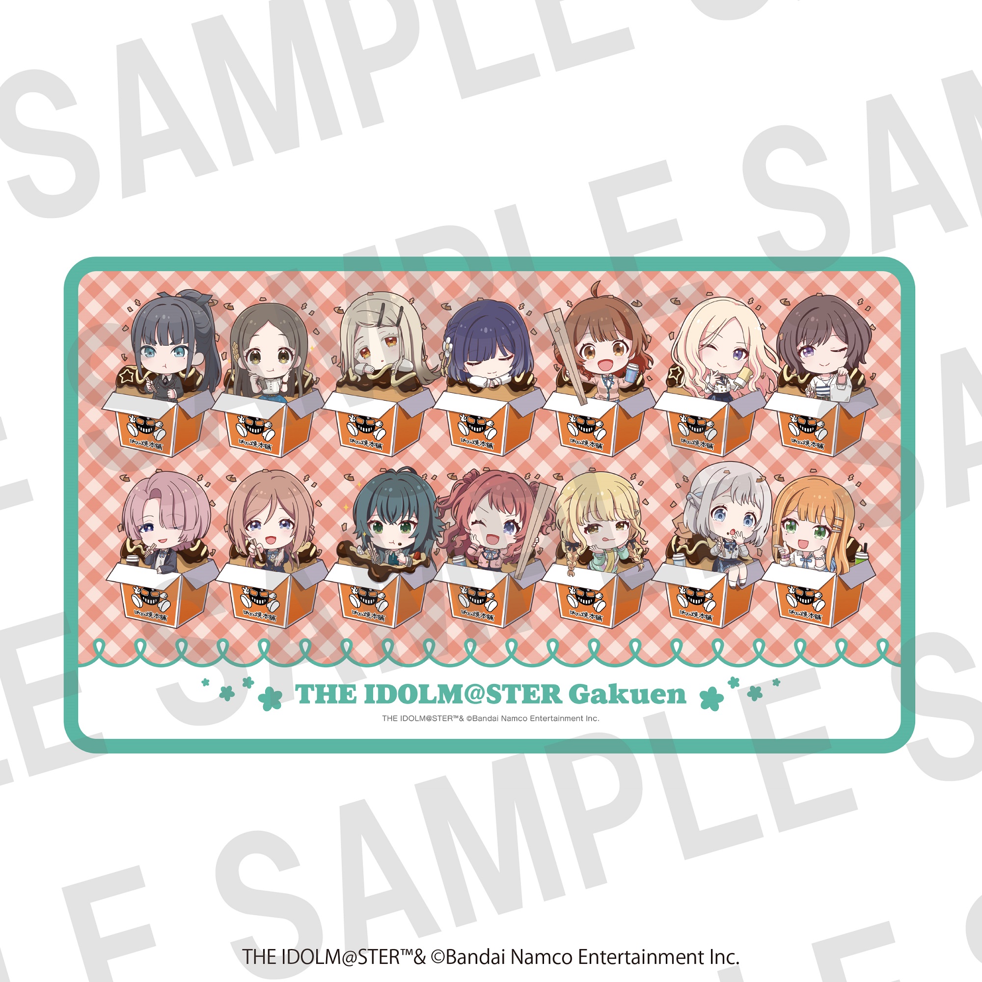 学園アイドルマスター×ばくだん焼本舗　デスクマット