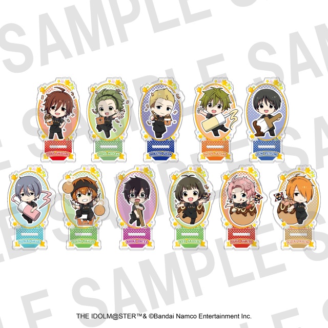 アイドルマスター SideM×ばくだん焼本舗　トレーディングアクリルスタンド