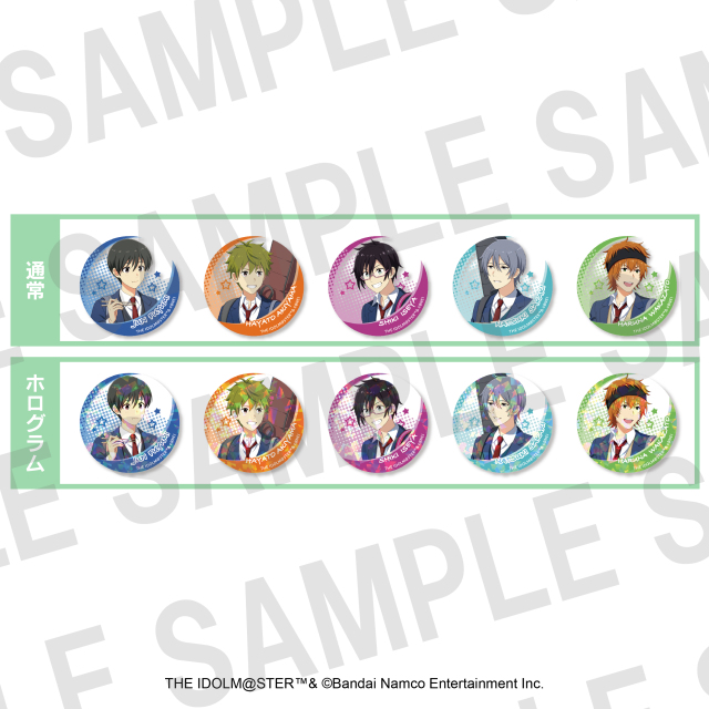 アイドルマスター SideM×ばくだん焼本舗　トレーディング缶バッジ