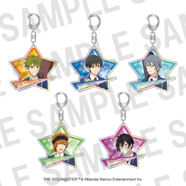 アイドルマスター SideM×ばくだん焼本舗　オーロラキーホルダー