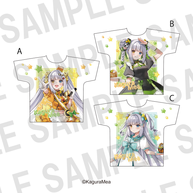 神楽めあ×ばくだん焼本舗　フルグラフィックTシャツ