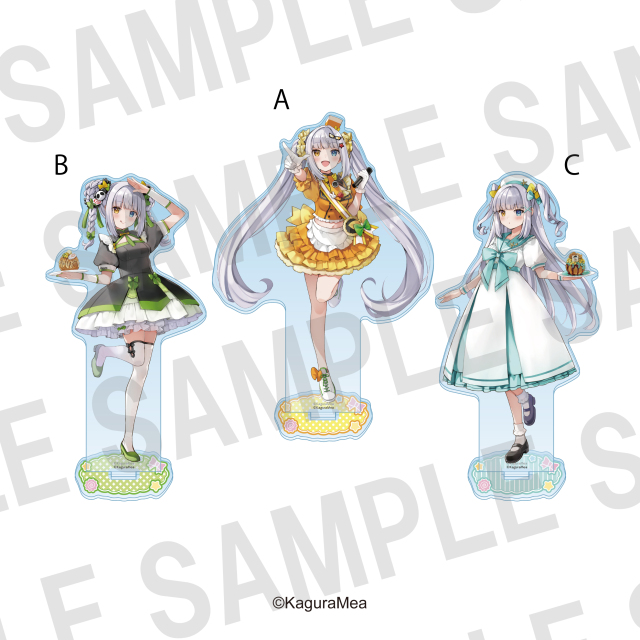 神楽めあ×ばくだん焼本舗　アクリルマスコット