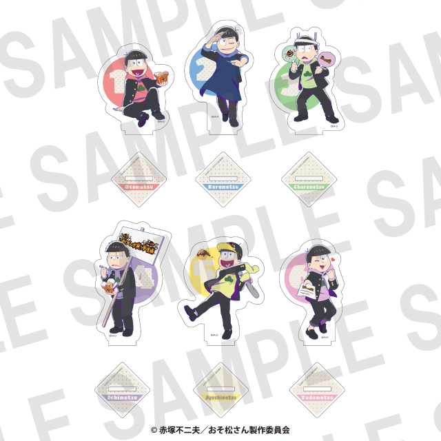 TVアニメ「おそ松さん」×ばくだん焼本舗　トレーディングアクリルスタンド　A