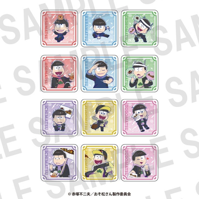 TVアニメ「おそ松さん」×ばくだん焼本舗　トレーディングアクリルブロック