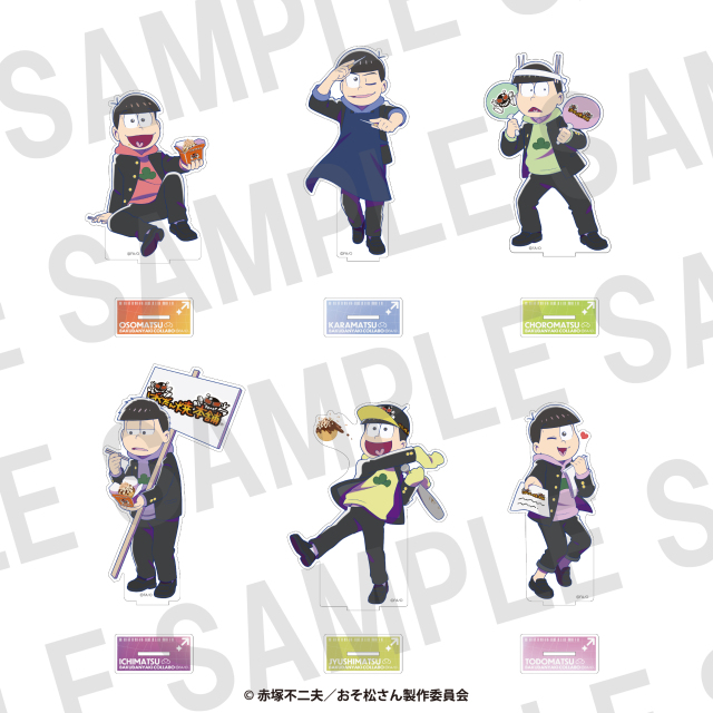TVアニメ「おそ松さん」×ばくだん焼本舗　アクリルマスコット