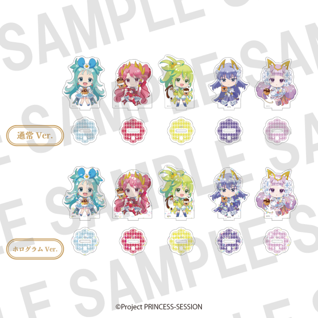 プリンセッション・オーケストラ×ばくだん焼本舗　トレーディングアクリルスタンド