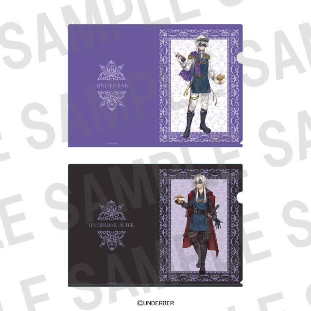 ＿＿（アンダーバー）×ばくだん焼本舗　クリアファイル