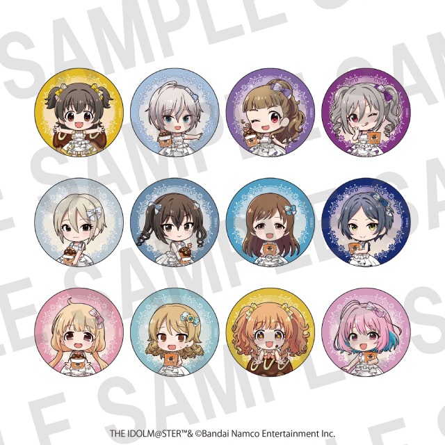 「CINDERELLA GIRLS fes. Once Upon a St@rs STARLIGHT ALLIANCE」×ばくだん焼本舗　トレーディング缶バッジ