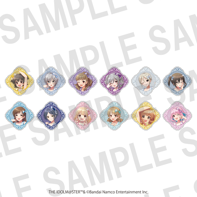 「CINDERELLA GIRLS fes. Once Upon a St@rs STARLIGHT ALLIANCE」　トレーディングラメアクリルピンバッジ