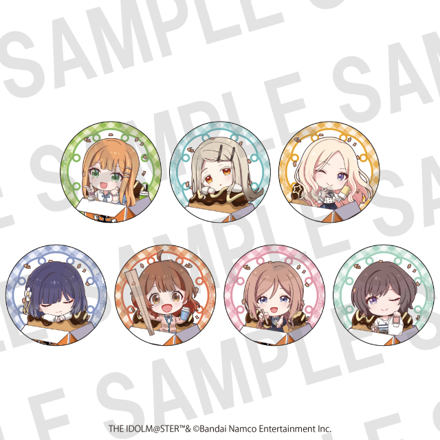 学園アイドルマスター ×ばくだん焼本舗　トレーディング缶バッジB