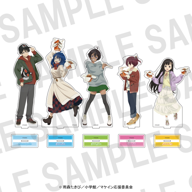 TVアニメ『負けヒロインが多すぎる』×ばくだん焼本舗 アクリルマスコット