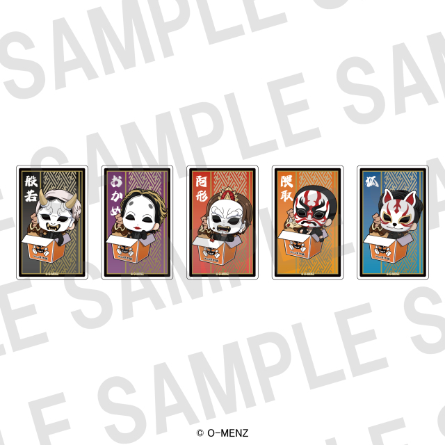 O-MENZ×ばくだん焼本舗　トレーディングクリアカード