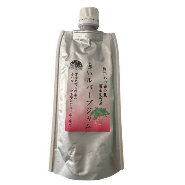 赤いルバーブの調味料セット ジャム シロップ ドレッシング 長野県
