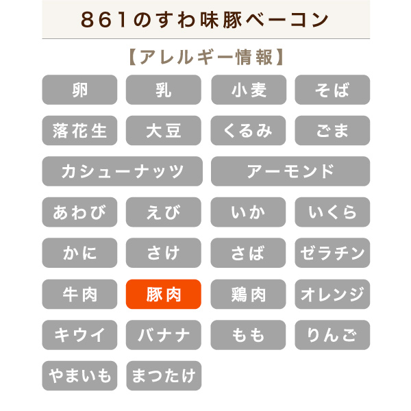 アレルギー表示