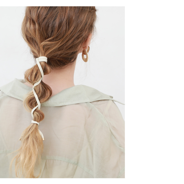 ワイヤーポニー ヘアゴム リボン ヘアバンド ヘアアクセサリー
