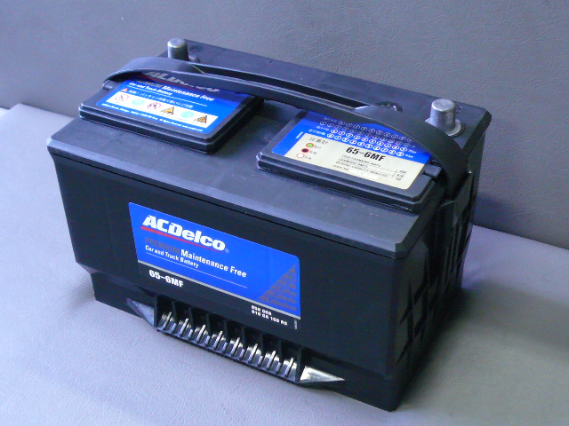 ACDelcoメンテナンスフリーバッテリー・65-6mf