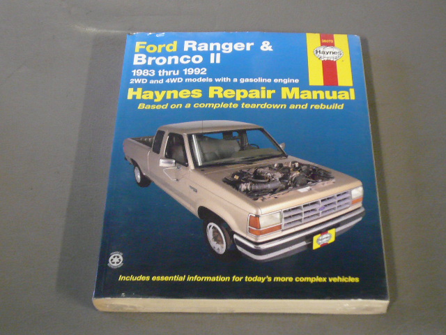 整備書　レンジャー＆ブロンコ?/ヘインズ製