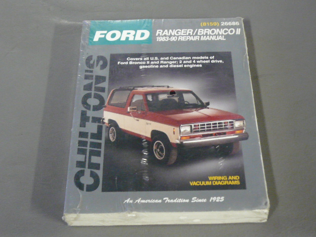 整備書　レンジャー＆ブロンコ?/チルトン製