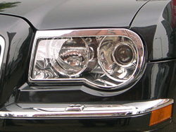 クロームヘッドライトベゼル　300C