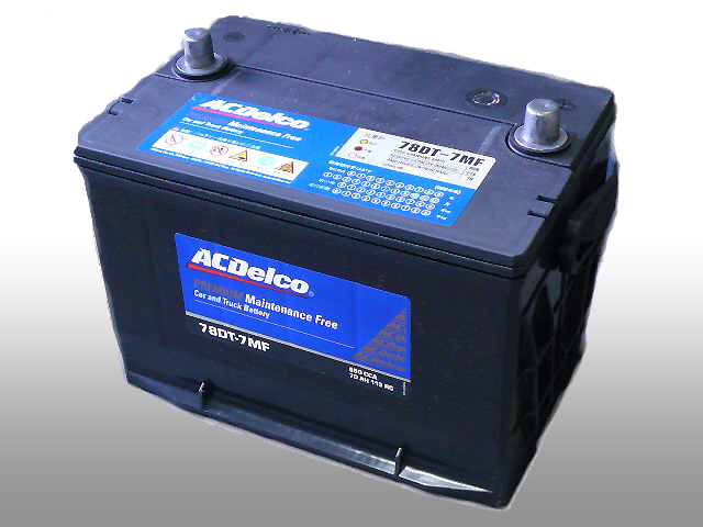 78DT-7MF ACDelco バッテリー　新品未使用品 ACDelco 78DT-7MF ACデルコ 輸入車バッテリー北米車用